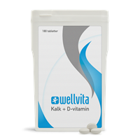 Wellvita Kalk + D-vitamin - Dæk det daglige behov for to vigtige næringsstoffer